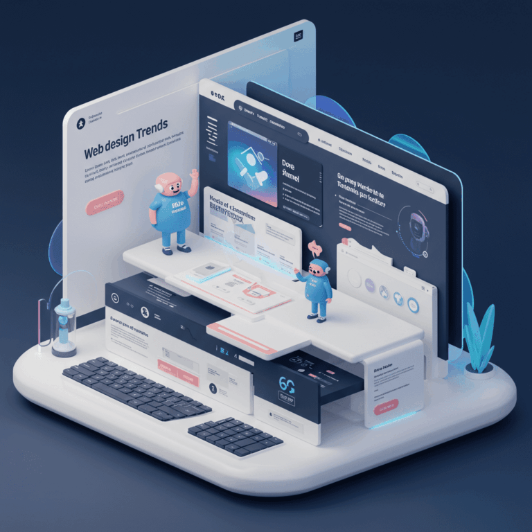 Titelbild zum Beitrag Webdesign-Trends